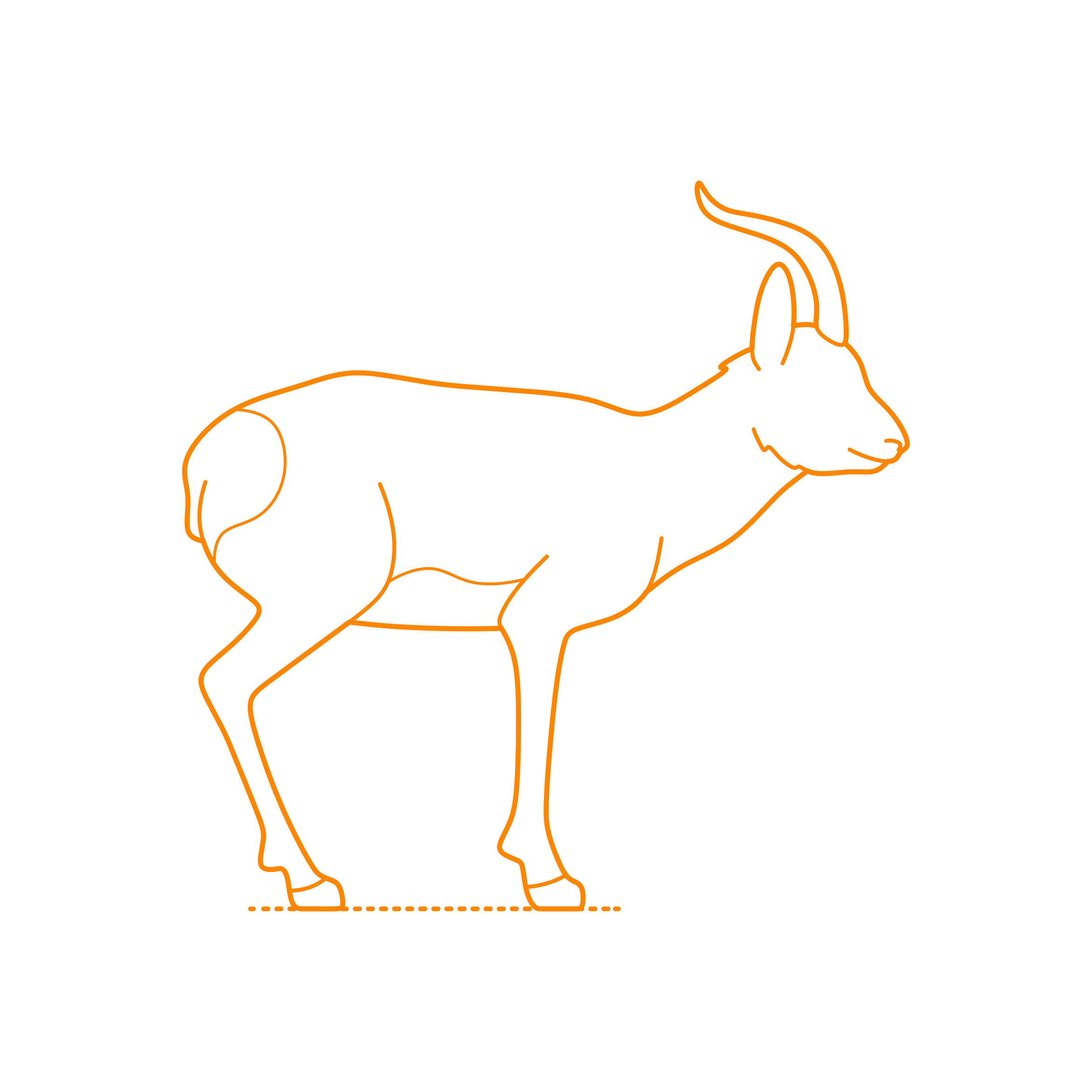 Animals Antelopes Mongolian Gazelle Craft Design Svg File Free Vectors